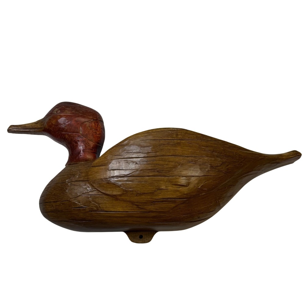 Vintage Syroco Duck Wall Hanging Planter Pocket Plaque 1961 Mid‎ Century Mallard